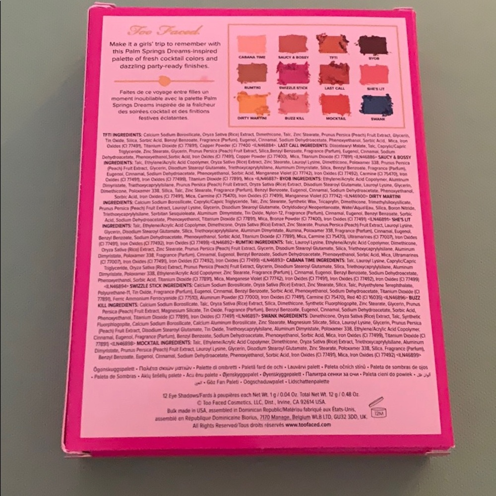 Too Faced Palm Springs Dreams Eye Shadow Palette - Picture 2 of 8